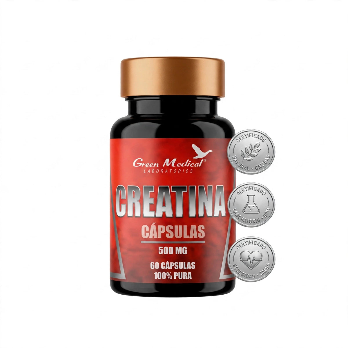 Creatina 500 mg - 60 cápsulas