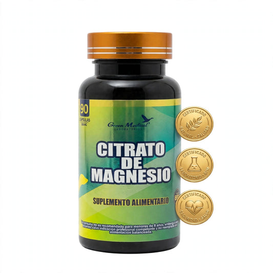 Citrato de Magnesio 500 mg - 90 cápsulas