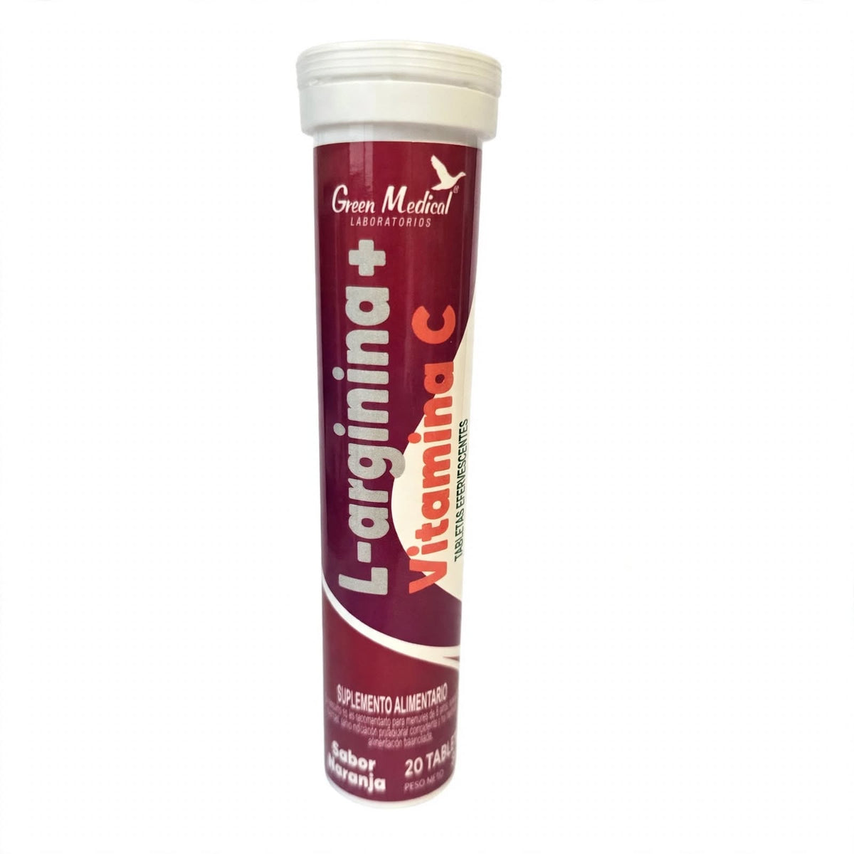 L-Arginina + Vitamina C x 20 tabletas efervescentes