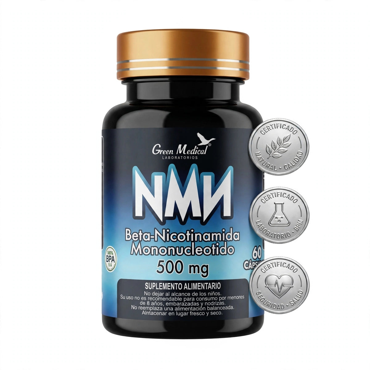 NMN-Beta 500 mg - 60 cápsulas