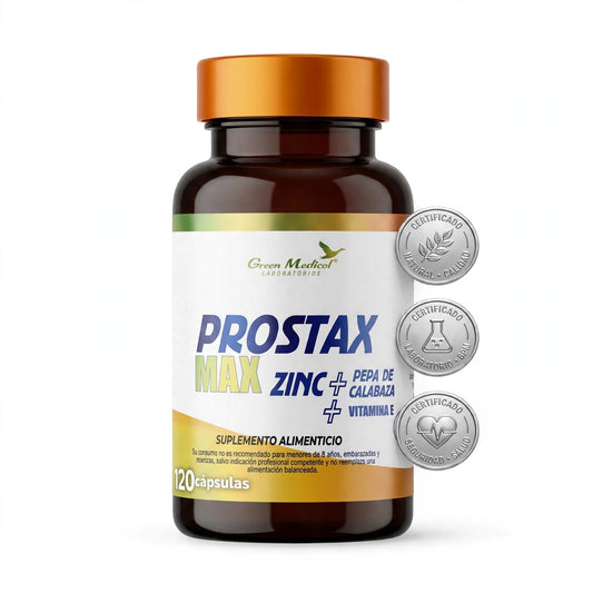 Prostax Max + Zinc/Vit E - 120 cápsulas