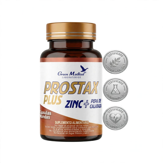 Prostax Plus + Zinc - 120 cápsulas